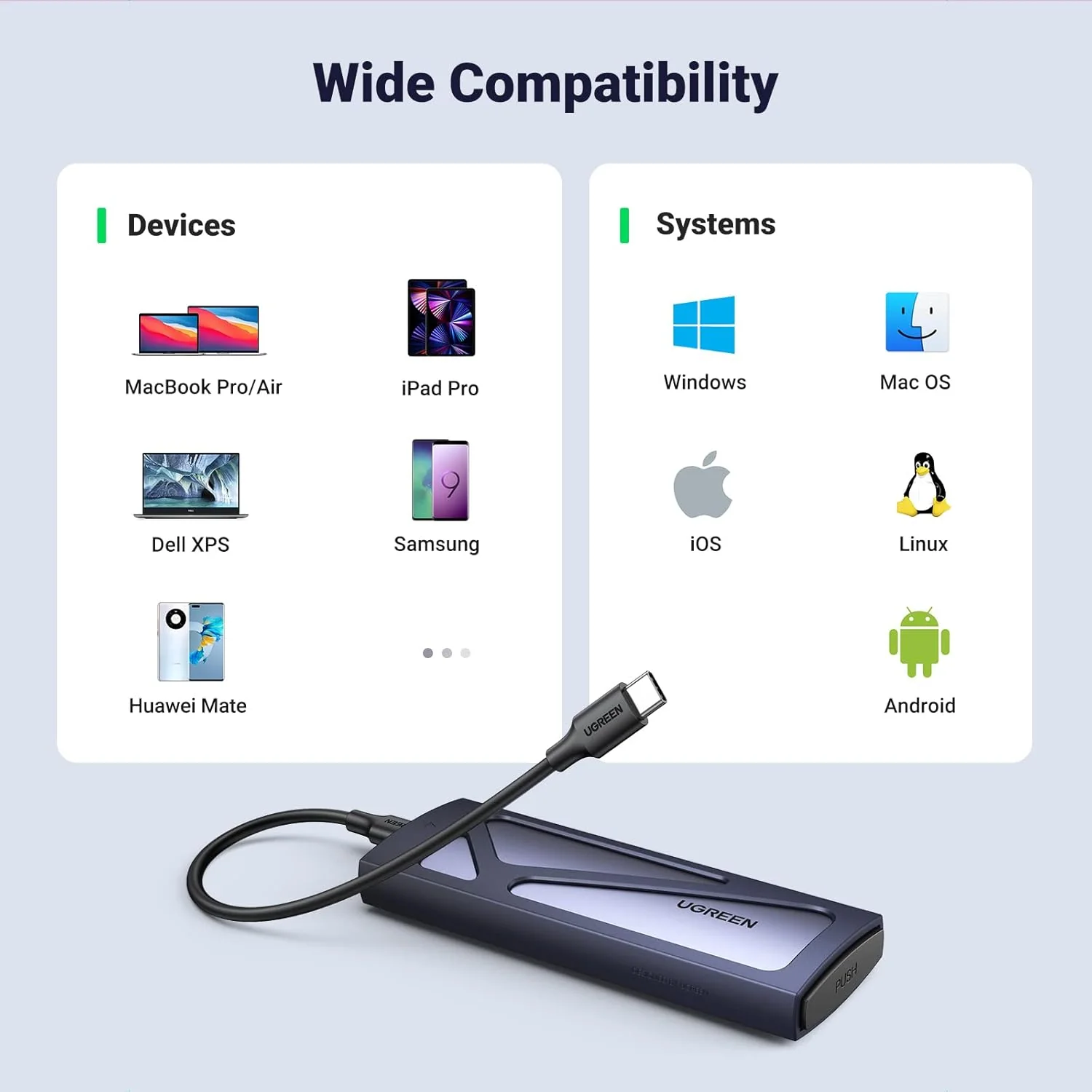 UGREEN 10Gbps M.2 NVMe SSD Enclosure - Image 6